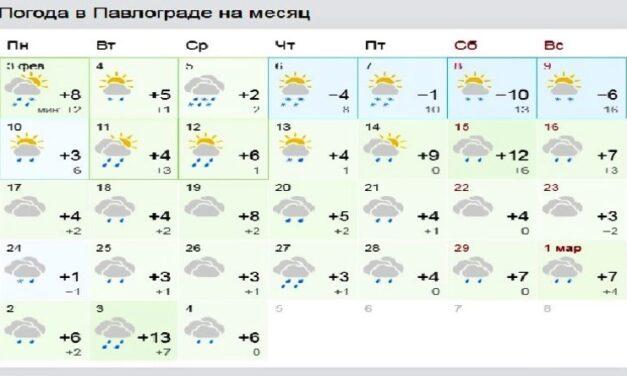 Погода в феврале будет удивлять павлоградцев