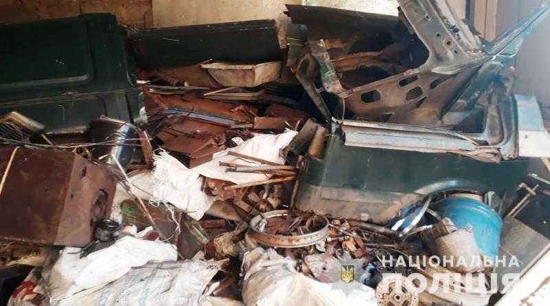 В Павлограде полицейские пресекли деятельность незаконного пункта приема металлолома