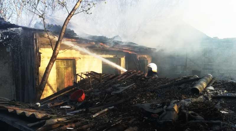 Пожарные ликвидировали пожар в селе Вербки