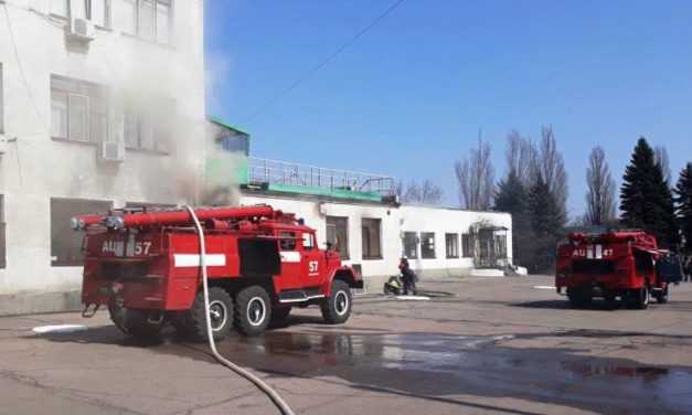 Локализирован пожар на территории шахты «Юбилейная»