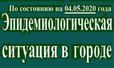 Эпидемиологическая ситуация в Павлограде на утро 4 мая