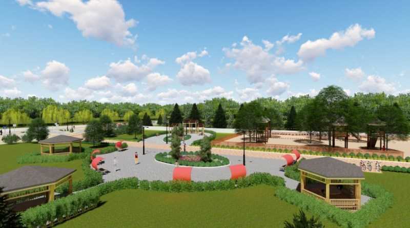 У Томаківці почали реконструкцію парку за проектом «Територія комфорту»