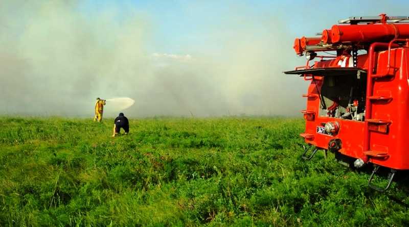 В Павлоградському  районі рятувальники ліквідували масштабну пожежу в екосистемі