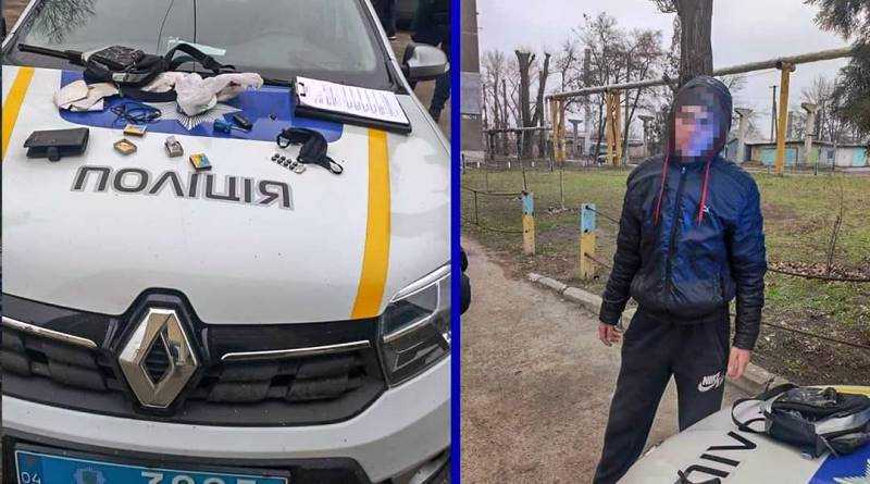 Сам себя выдал: в Павлограде парень с наркотиками в кармане испугался полицейскую машину и был разоблачён