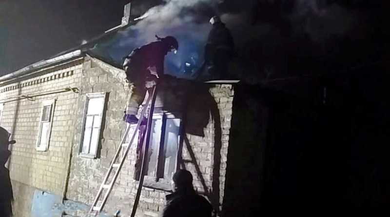 В Павлограде ликвидирован пожар в частном жилом доме