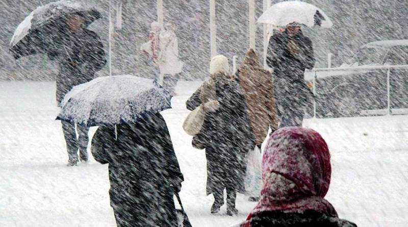 ВНИМАНИЕ! На 13 января объявлено штормовое предупреждение: ожидается мокрый снег, сильный ветер и гололёд