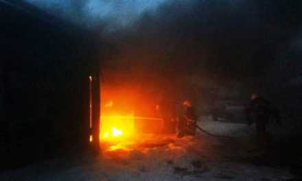В Павлограде ликвидирован пожар на территории гаражного кооператива