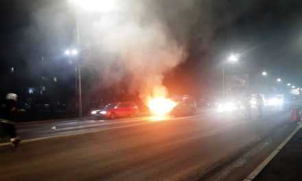 В Павлограде пожарные ликвидировали возгорание в легковом авто