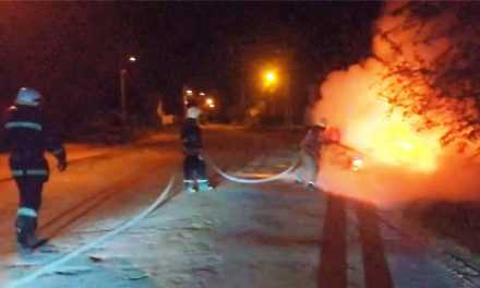 В Павлограде пожарные ликвидировали возгорание в автомобиле