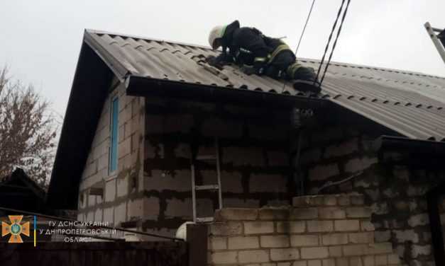 В Павлограде пожарные ликвидировали пожар в жилом доме