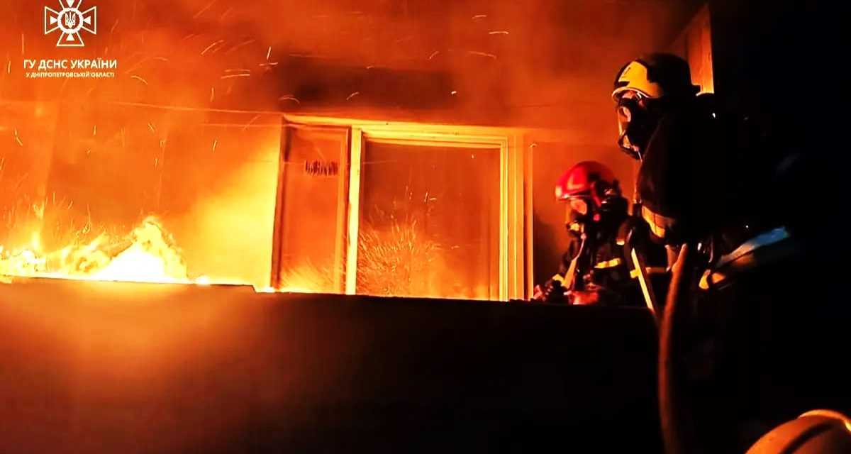 В Павлограді під час пожежі врятували людину