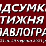 Підсумки тижня в Павлограді (23–29 червня 2025)